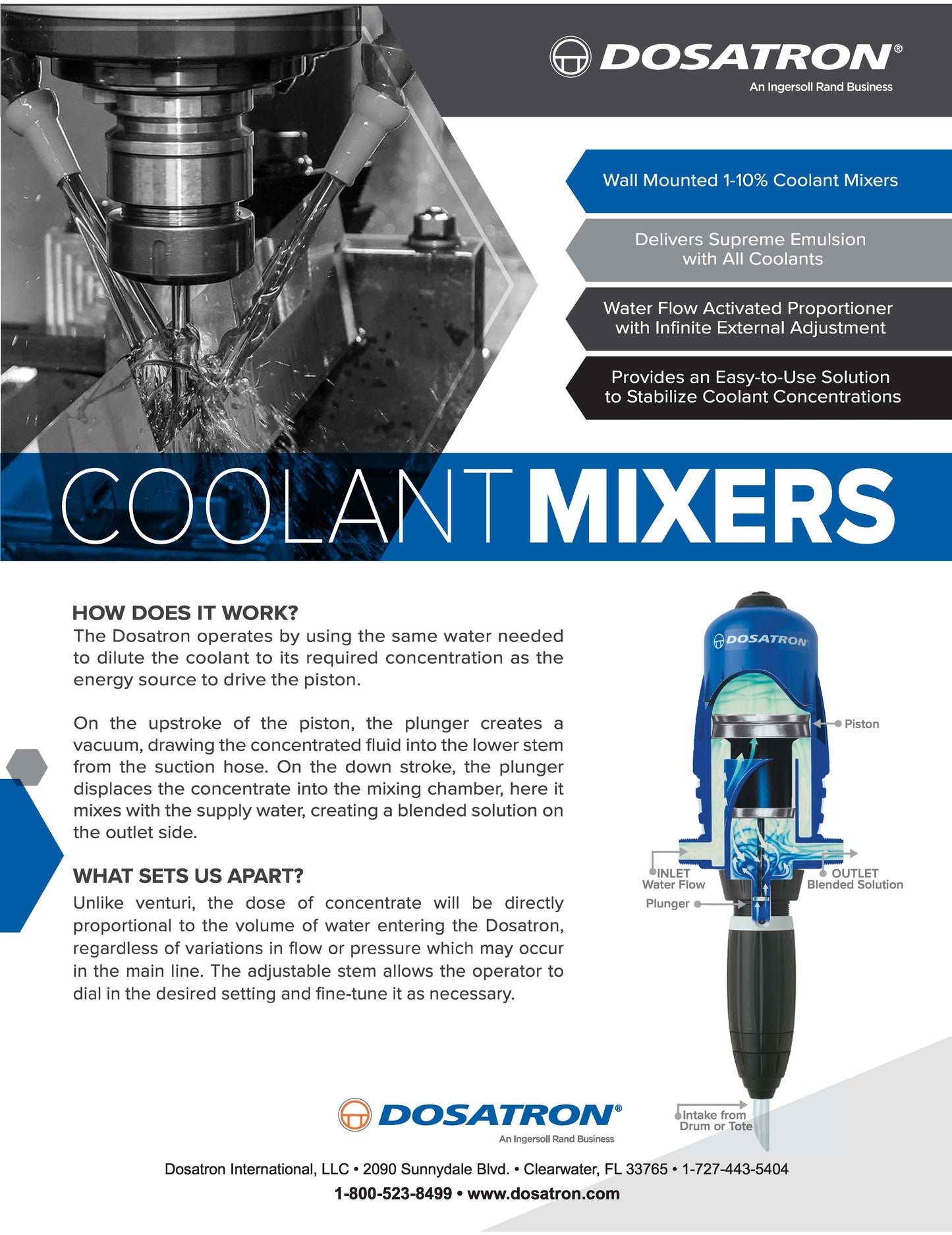 DOSATRON D14MZ10: Precise Mixing for Optimum Efficiency In your coolant application